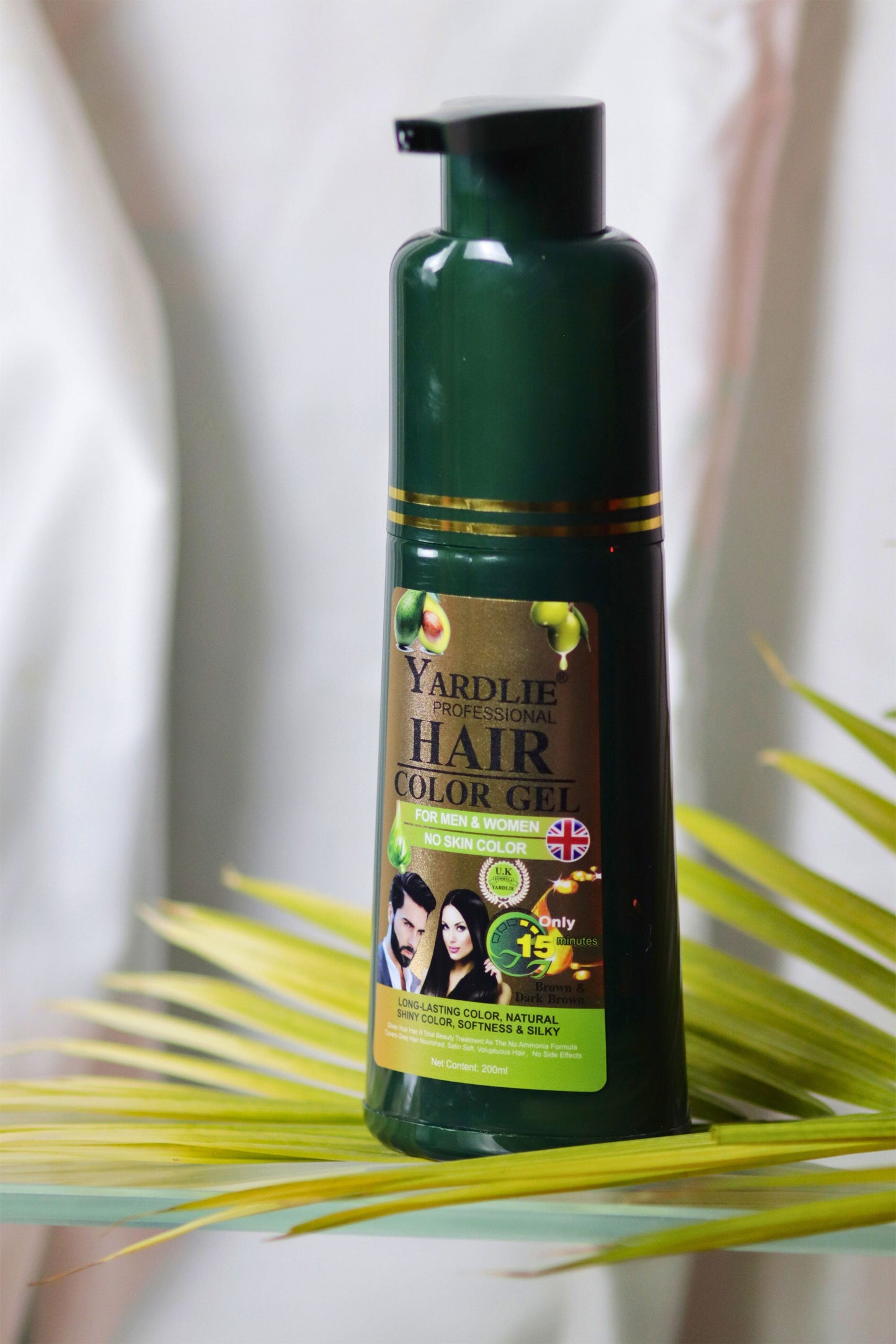 Hair Color Gel | Dark Brown | Yardlie | 200ml |