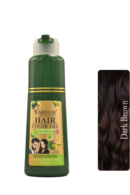Hair Color Gel | Dark Brown | Yardlie | 200ml |