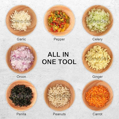 Manual Garlic & Vegetable Chopper – Easy Clean, Multi-Purpose Kitchen Mincer