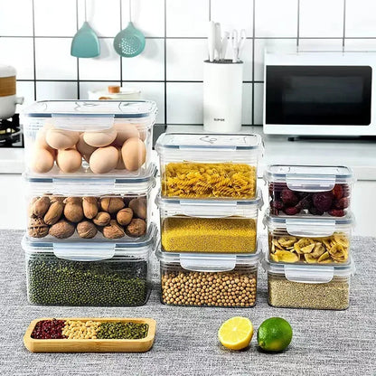 3-Piece Kitchen Storage Box Set – Moisture Proof & Microwave Safe
