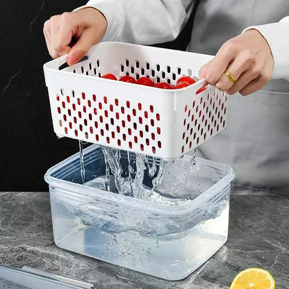 3-Piece Kitchen Storage Box Set – Moisture Proof & Microwave Safe