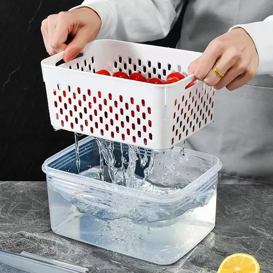 3-Piece Kitchen Storage Box Set – Moisture Proof & Microwave Safe