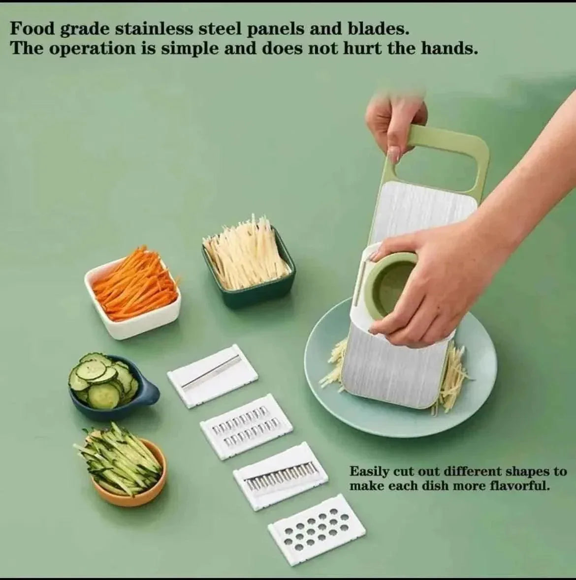 5 in 1 Vegetable Cutter Multifunctional grater and cutter